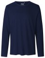 Heren T-shirt Neutral Long Sleeve Navy